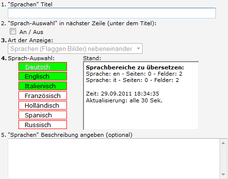 Internetseiten mehrsprachig - Serverseitige automatische &Uuml;bersetzung